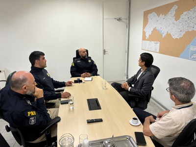 PRF recebe visita do Procurador-chefe do MPF no Recife
