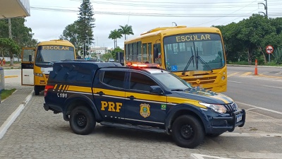 Fiscalização de transporte escolar