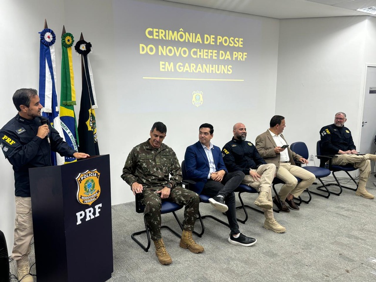 PRF realiza posse do novo chefe da Delegacia em Garanhuns