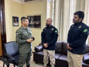 PRF realiza visita institucional ao comandante-geral da PMPE no Recife