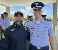 Superintendente da PRF participa da cerimônia pelos 38 anos do CINDACTA III no Recife