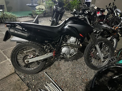 motocicleta apreendida