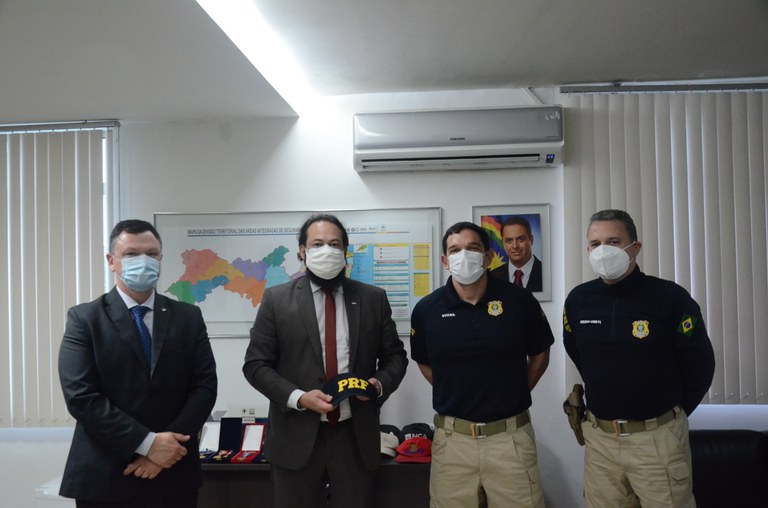 PRF realiza reunião na Secretaria de Defesa Social em Pernambuco