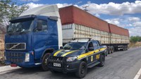 PRF flagra rodotrem com excesso de peso em Garanhuns