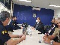 PRF recebe visita do presidente da ALEPE no Recife