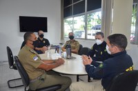 Superintendente da PRF recebe visita do comandante da PM em Pernambuco