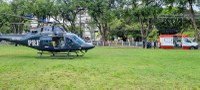 Vítima de desabamento é resgatada de helicóptero em Vitória de Santo Antão