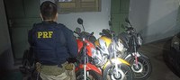 Em Teresina, PRF recupera quatro motocicletas furtadas e dois homens são presos