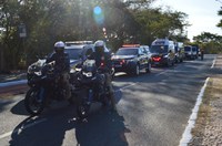 No Piauí, PRF participa do desfile de 7 de setembro