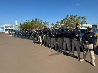 PRF realiza escolta de autoridades durante a inauguração do Porto Hidrogênio Verde, em Parnaíba (PI)