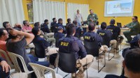 Efetivo da PRF no Piauí participa de treinamento sobre Zona Pouso de Helicóptero em Rodovias