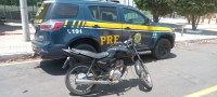 Motocicleta furtada em São Paulo (SP) há mais de 5 anos é recuperada pela PRF em São Raimundo Nonato (PI)