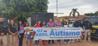 Dia Mundial do Autismo: comando educativo da PRF marca celebração à data no Piauí