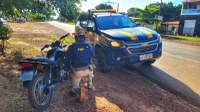 Motocicleta roubada em Demerval Lobão (PI) é recuperada pela PRF em Altos (PI)