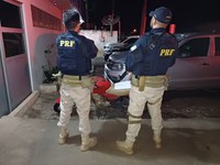 Motocicleta roubada há 3 anos em Teresina (PI) é recuperada pela PRF em Picos (PI)