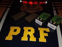 PRF apreende 100 munições e veículo adulterado em Buriti dos Lopes (PI)