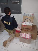 PRF no Piauí apreende cigarros contrabandeados em Barão de Grajaú (MA)