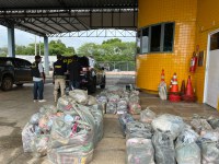 PRF apreende mercadoria irregular na cidade de Valença, no Piauí