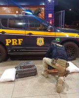 PRF APREENDE 24,3 KG DE MACONHA EM ÔNIBUS INTERESTADUAL NA BR-343 EM PIRIPIRI/PI