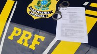 PRF cumpre mandado de prisão durante fiscalização na BR-343, em Parnaíba (PI)