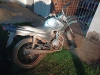 Motocicleta com motor furtado é apreendida pela PRF na BR-343, em Altos (PI)
