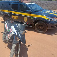 PRF apreende motocicleta com sinais de adulteração em Bom Jesus