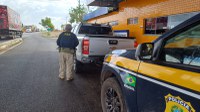 PRF recupera caminhonete com registro de furto em Piripiri
