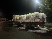 Peixes estavam acondicionados em contêineres usados para transporte de ácido sulfúrico, o que tornou o alimento impróprio para consumo