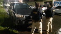 Em Teresina/PI: Após realização de acompanhamento tático, pick-up de luxo é recuperada pela PRF na BR 316 após ser tomada de assalto horas antes em Caxias/MA