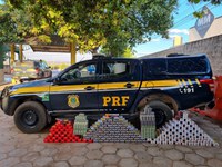 Bom Jesus/PI: Carga de cigarros é apreendida pela PRF na BR 135 e homem é preso acusado de Transporte de mercadoria nacional sem nota fiscal