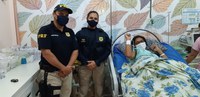 Em Floriano/PI: Após ambulância municipal dar pane mecânica, PRF realiza apoio à gestante em avançado trabalho de parto e a conduz até à maternidade