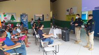 PRF realiza palestra educativa para futuros condutores em Cristino Castro