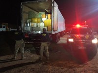 Em Bom Jesus/PI: Carreta com grande carregamento de eletrônicos é apreendida pela PRF na BR 135