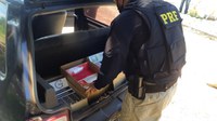 Em Buriti dos Lopes/PI: Carga de cigarros contrabandeados é apreendida pela PRF na BR 343 e idoso é preso acusado de Contrabando