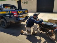 Em Francisco santos/PI: Motocicleta roubada a mais de 3.000 quilômetros de distância é recuperada pela PRF na BR 020