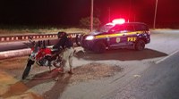 Em Piripiri/PI: PRF prende homem acusado de Receptação e recupera na BR 343 motocicleta que havia sido tomada de assalto