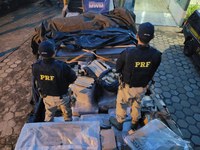 Em Bom Jesus, PRF apreende carregamento de maconha avaliado em mais de R$ 1,4 Milhão