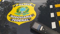 Condutor embriagado é preso pela PRF com índice 43 vezes acima do limite regulamentar
