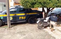 Em Piripiri/PI: PRF apreende na BR 343 motocicleta adulterada e prende homem por Adulteração de sinal identificador de veículo automotor