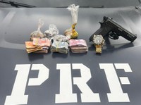 PRF flagra assalto e prende homem na BR-465