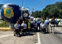 PRF no RJ realiza solenidade de abertura regional do Maio Amarelo