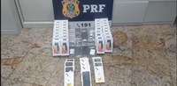 PRF apreende mais de 80 celulares na Rodovia Presidente Dutra