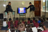 PRF realiza ação educativa em escola na Zona Norte do Rio