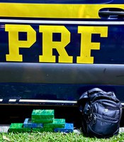 PRF apreende aproximadamente 8 quilos de pasta base de cocaína em Piraí/RJ