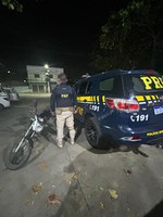 PRF recupera uma moto na região metropolitana do Rio