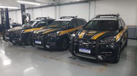 PRF recebe três novas viaturas blindadas para o patrulhamento das rodovias federais fluminenses