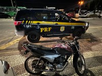 Em Angra dos Reis, PRF recupera moto com registro de apropriação indébita