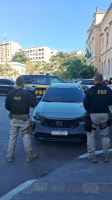 PRF prende dois homens e recupera carro adulterado na Ponte Rio-Niterói