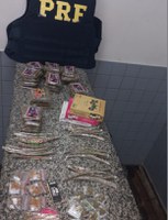 Homem é flagrado com mais de dois quilos de maconha na BR-101