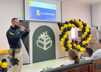 PRF realiza ação educativa do Maio Amarelo em Volta Redonda